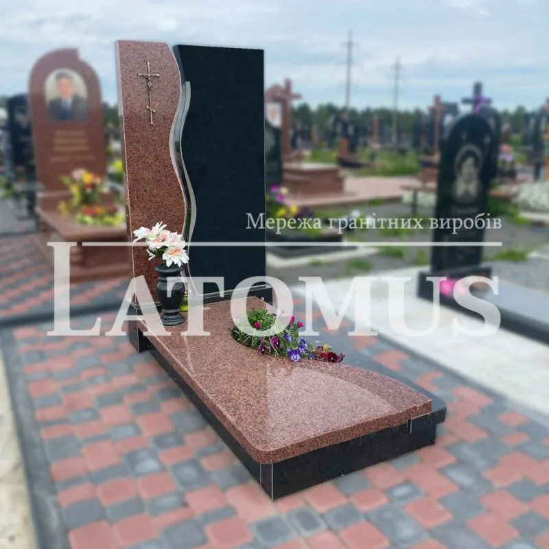 Одинарний гранітний пам`ятник на могилу купити