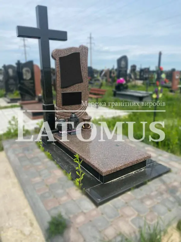 Одинарний гранітний пам`ятник на могилу купити