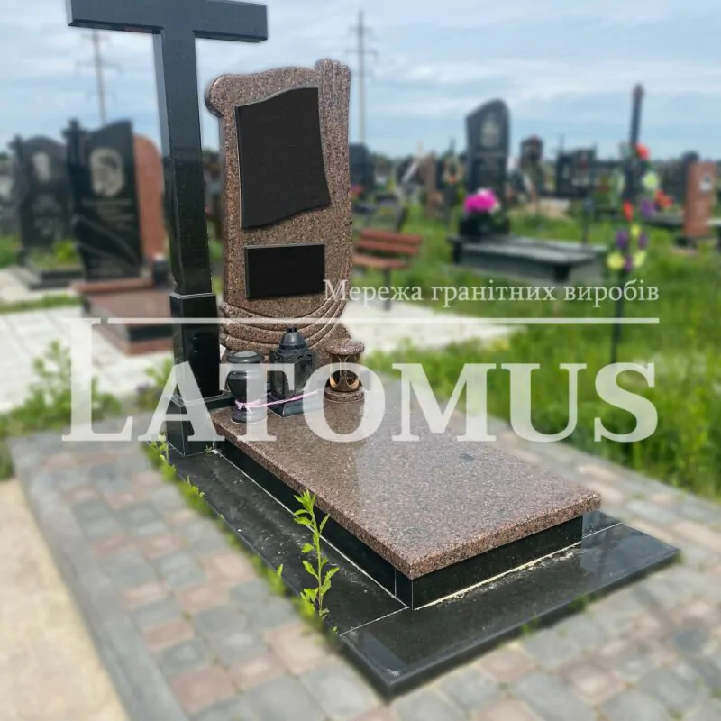 Одинарний гранітний пам`ятник на могилу купити