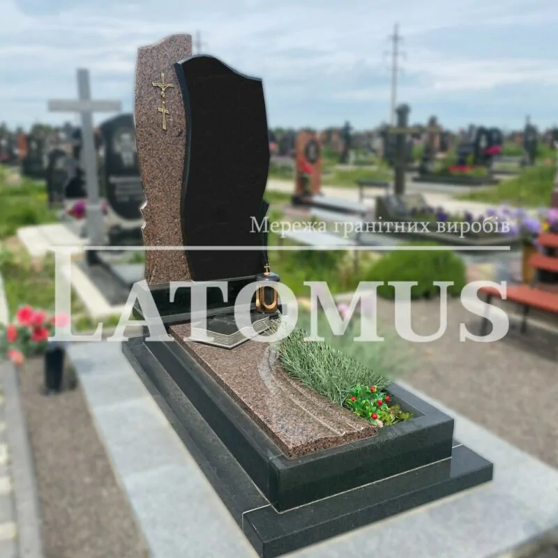 Одинарний гранітний пам`ятник на могилу купити