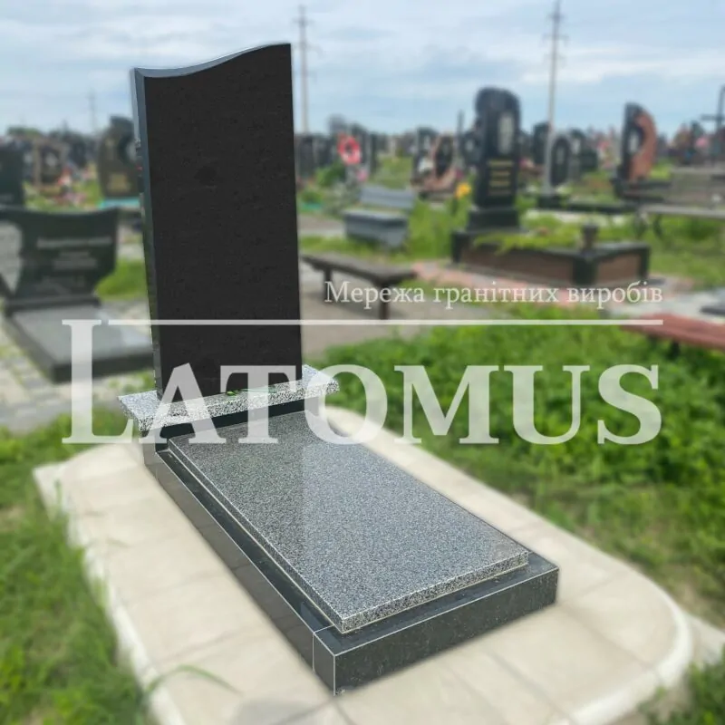 Одинарний гранітний пам`ятник на могилу купити