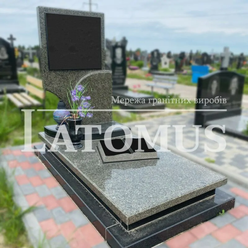 Ексклюзивний одинарний памятник з граніту купити