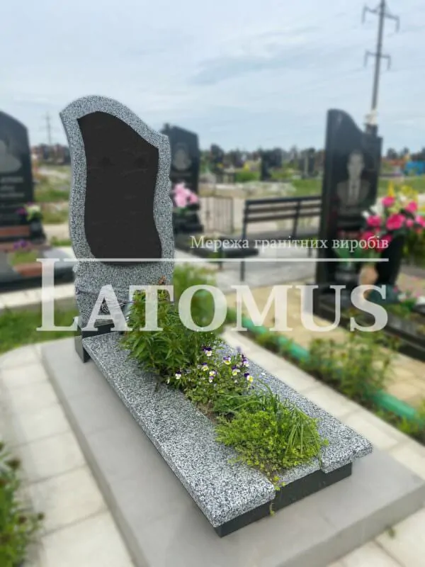 Ексклюзивний одинарний памятник з граніту купити