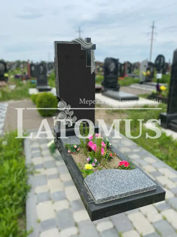 Одинарний памятник з граніту купити