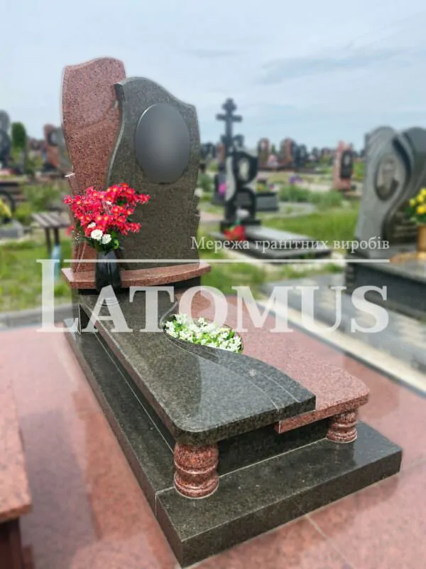 Ексклюзивний одинарний памятник з граніту купити