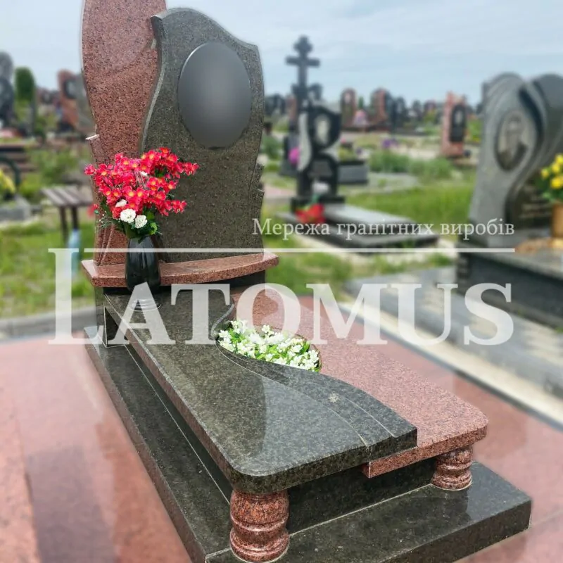 Ексклюзивний одинарний памятник з граніту купити