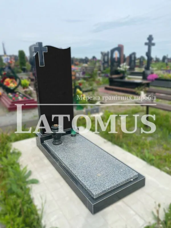 Ексклюзивний одинарний памятник з граніту купити