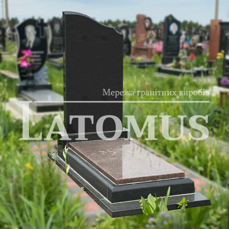 Одинарний памятник з граніту купити