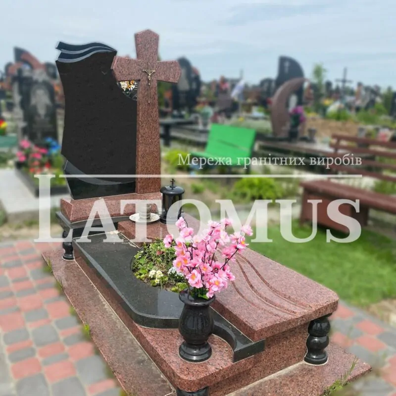 Ексклюзивний одинарний памятник з граніту купити