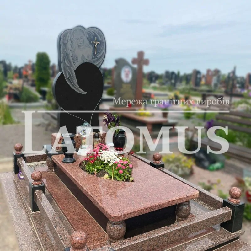 Ексклюзивний одинарний памятник з граніту купити