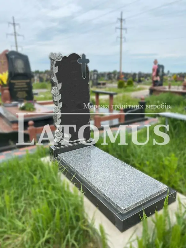 Одинарний памятник з граніту купити