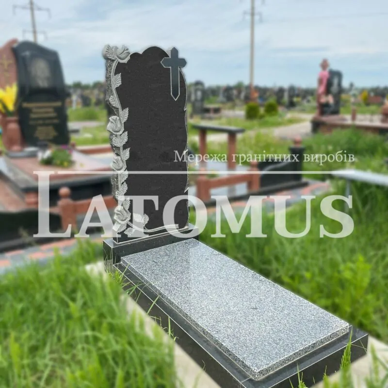 Одинарний памятник з граніту купити