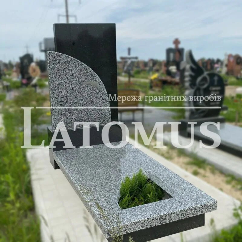 Ексклюзивний одинарний памятник з граніту купити