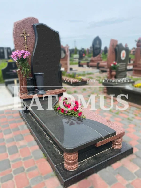 Ексклюзивний одинарний памятник з граніту купити
