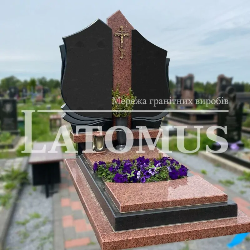 Одинарний памятник з граніту на могилу ціни