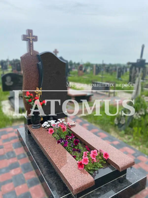 Одинарний памятник з граніту на могилу ціни