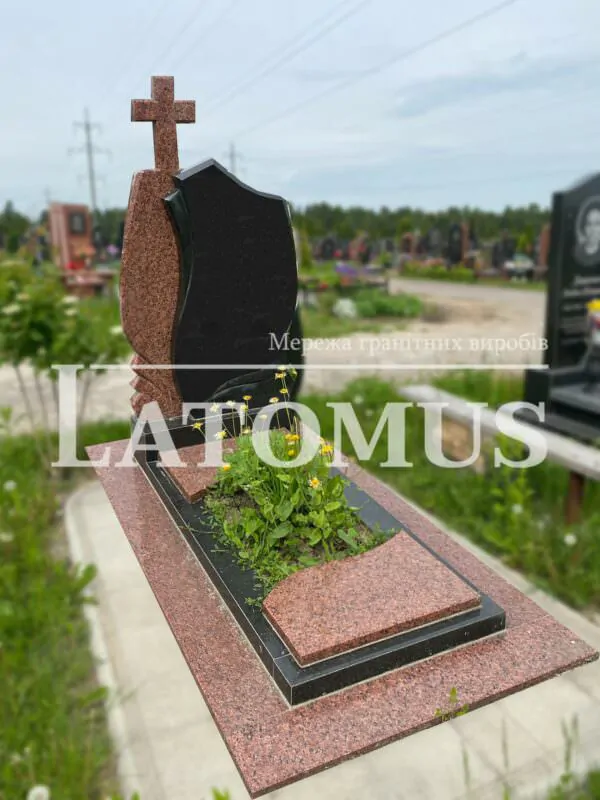 Одинарний памятник з граніту на могилу ціни