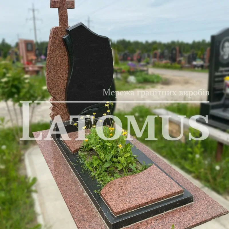 Одинарний памятник з граніту на могилу ціни