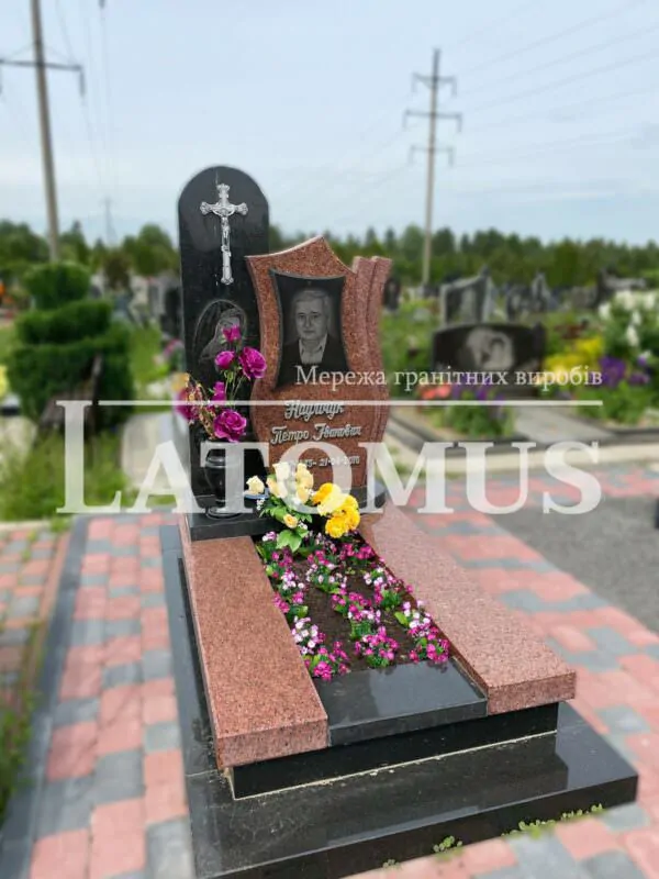Одинарний памятник на могилу з граніту купити