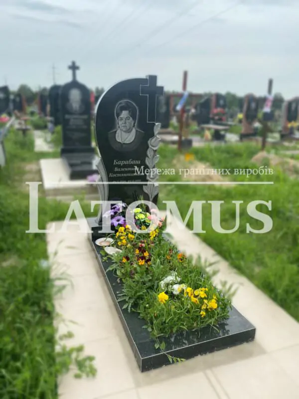 Ексклюзивний одинарний памятник з граніту
