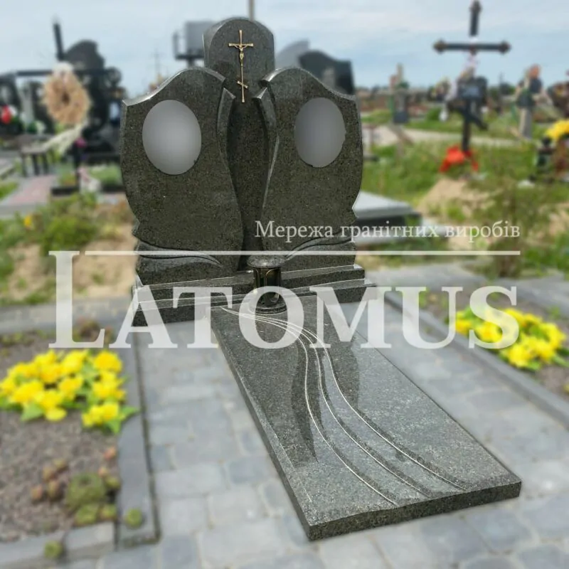 Ексклюзивний подвійний памятник з граніту