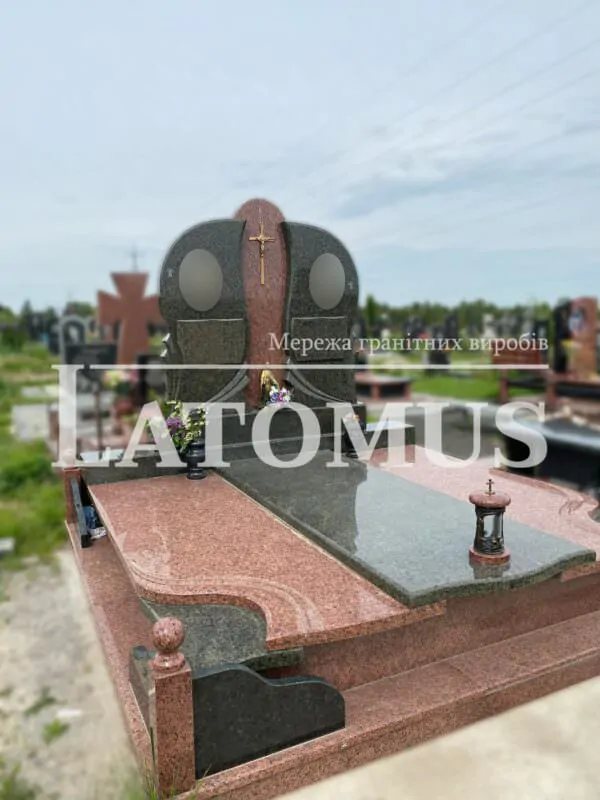 Ексклюзивний подвійний памятник з граніту