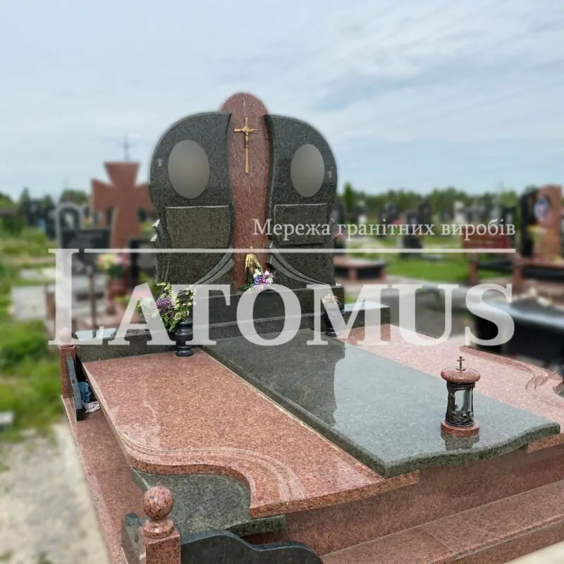 Ексклюзивний подвійний памятник з граніту
