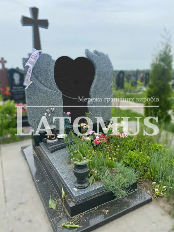 Ексклюзивний подвійний памятник з граніту