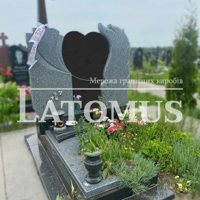 Ексклюзивний подвійний памятник з граніту