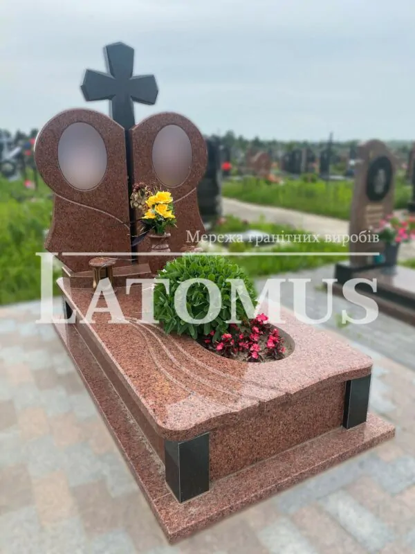 Ексклюзивний подвійний памятник з граніту