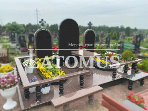Подвійний комплекс на могилу купити